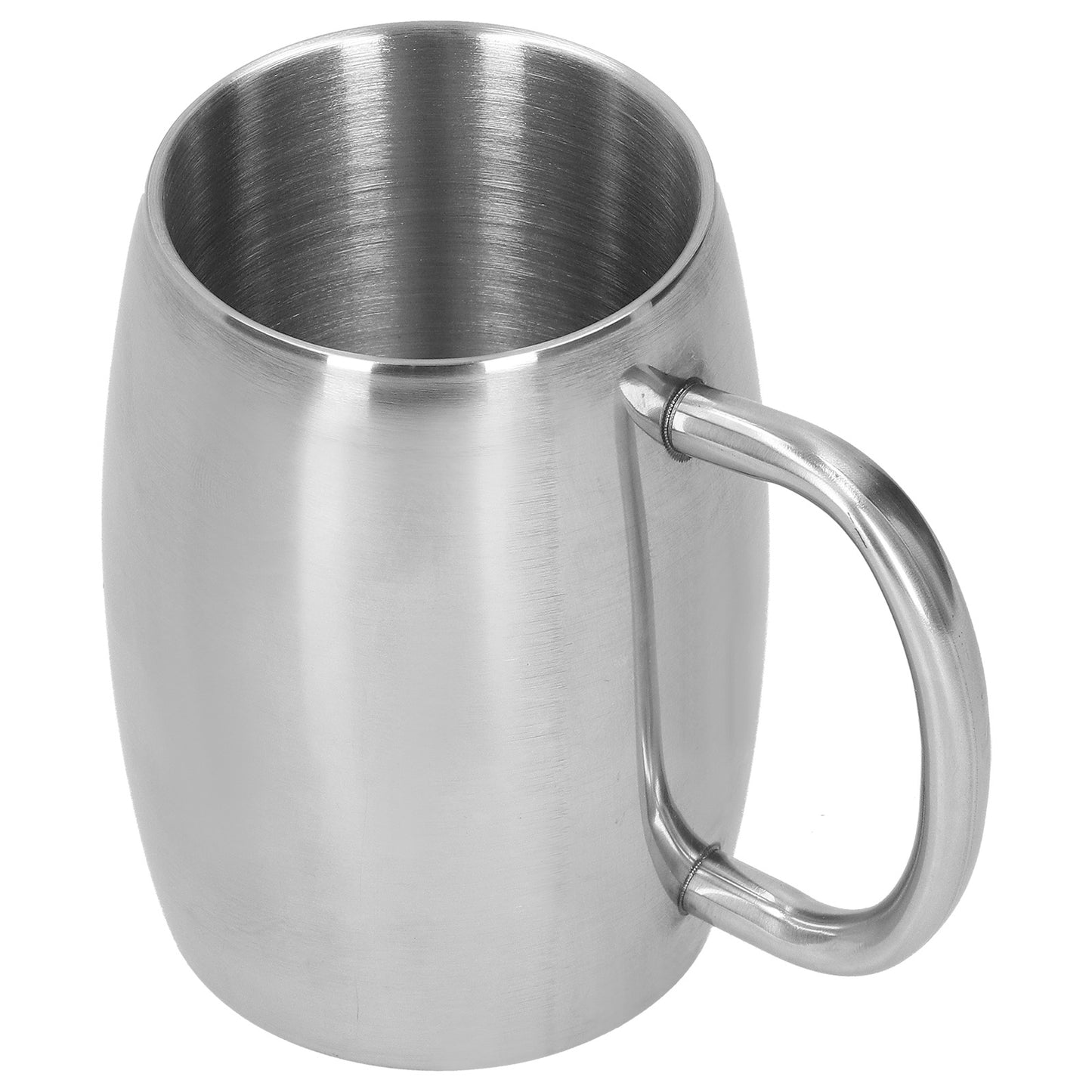 400ml Stainless Steel Beer Mug with Handle Coffee Mugs Milk Tea Cup Gift Drinkware for Office