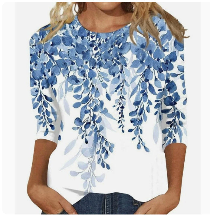3d Digital Printing European And American Round Neck Pullover T-shirt